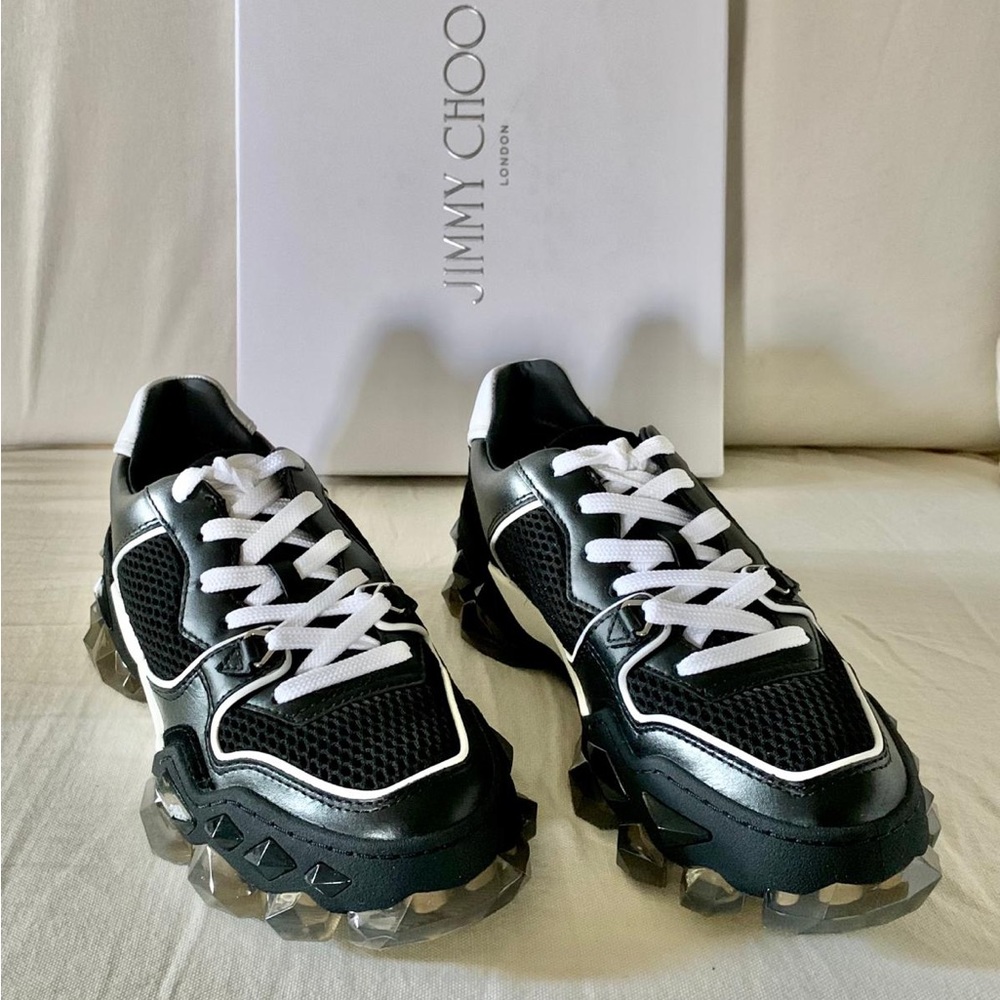 Jimmy Choo leather sneakers